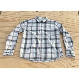 Prana Casual Long Sleeve Button Down Shirt Chest Pocket Men's Plaid Sz Small SML
